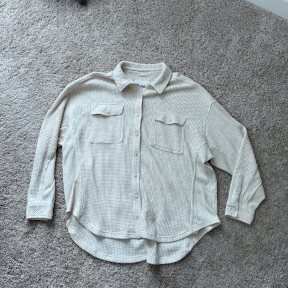 Aerie LumberJane Waffle Shirt